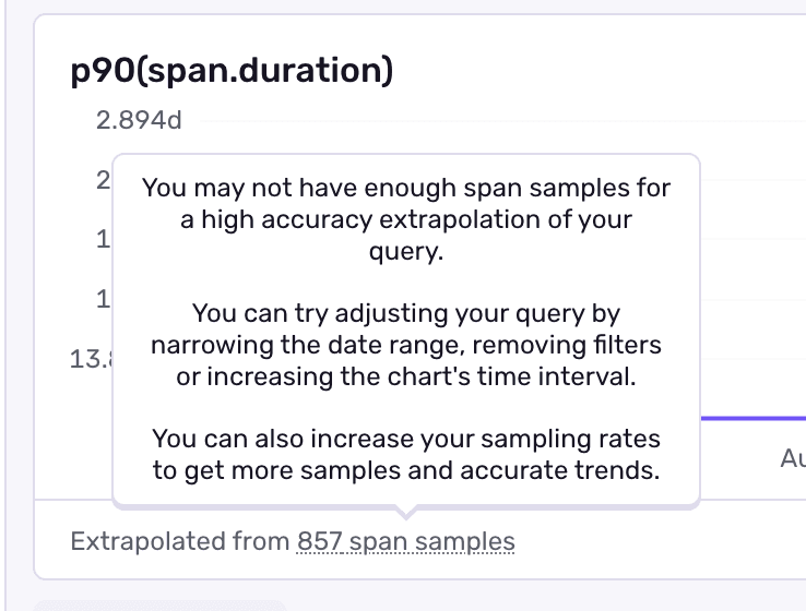 Trace Explorer Warning